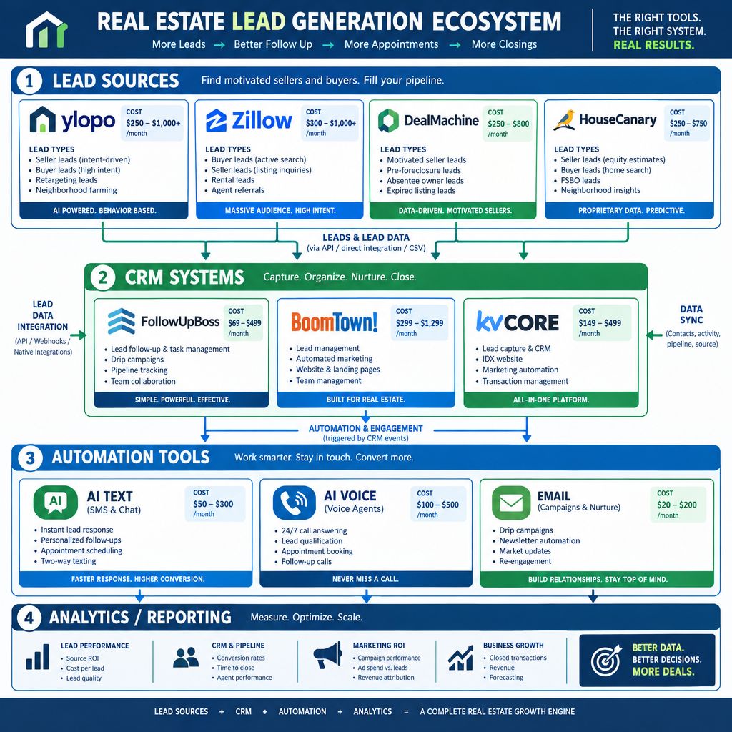 Real estate lead generation tools landscape
